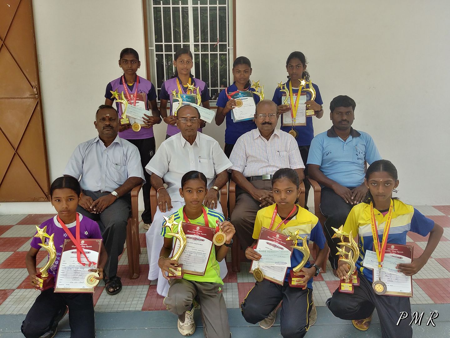 KVMHSS-state level-sports winners at Kongunadu engineering college-thottium-Trichy